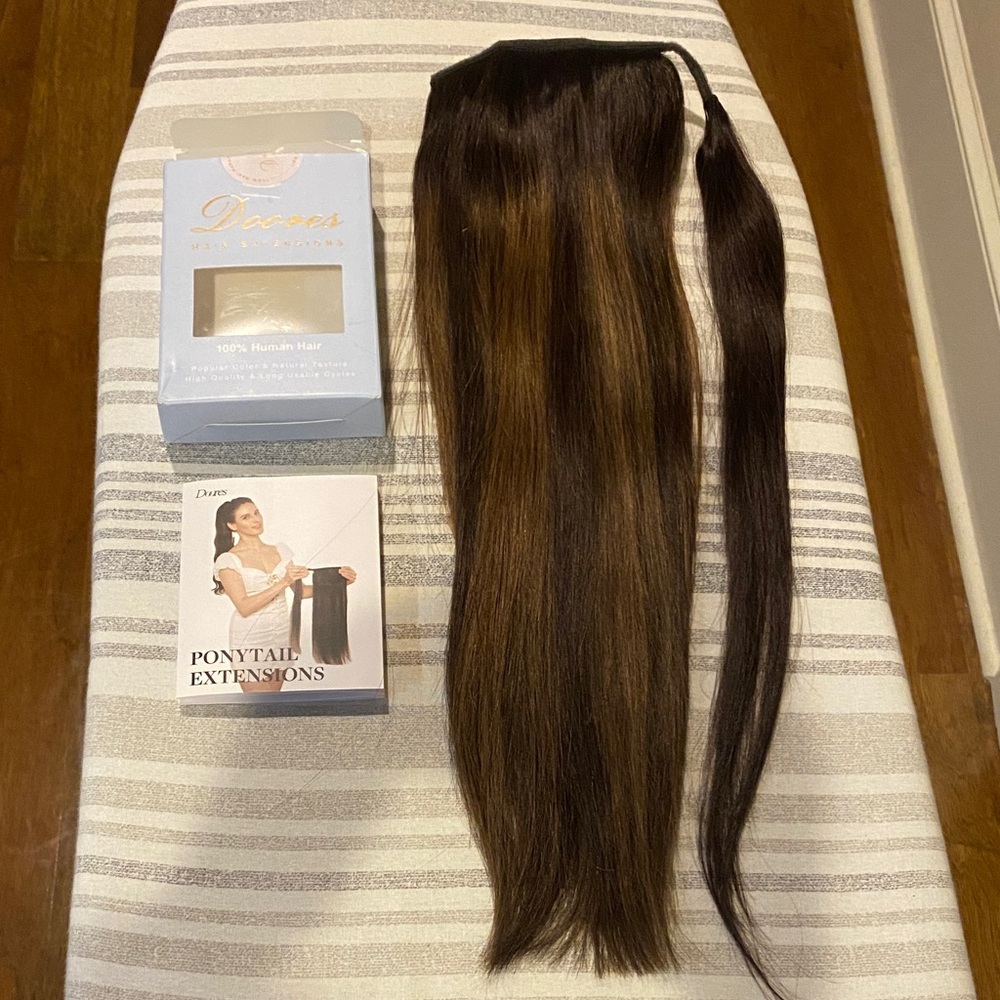 20” 100% Human Hair Ponytail Extension